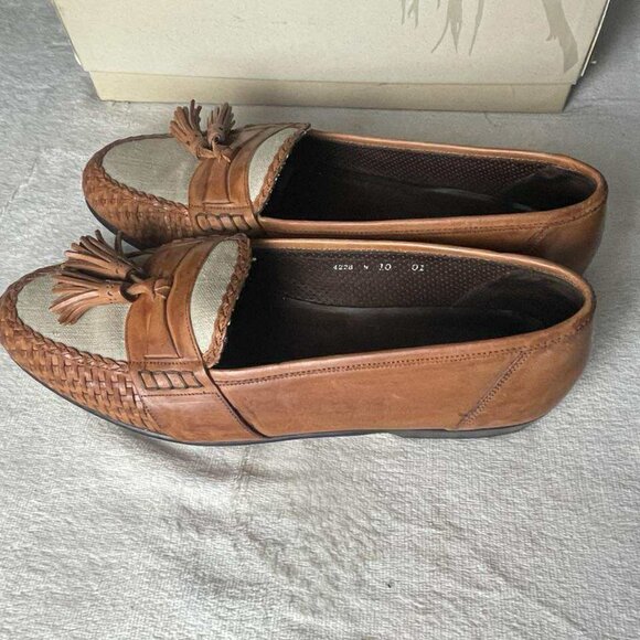EUC Cole Haan Resort Portovenere Cognac/Neutral Leather Loafers size 10N main image 6